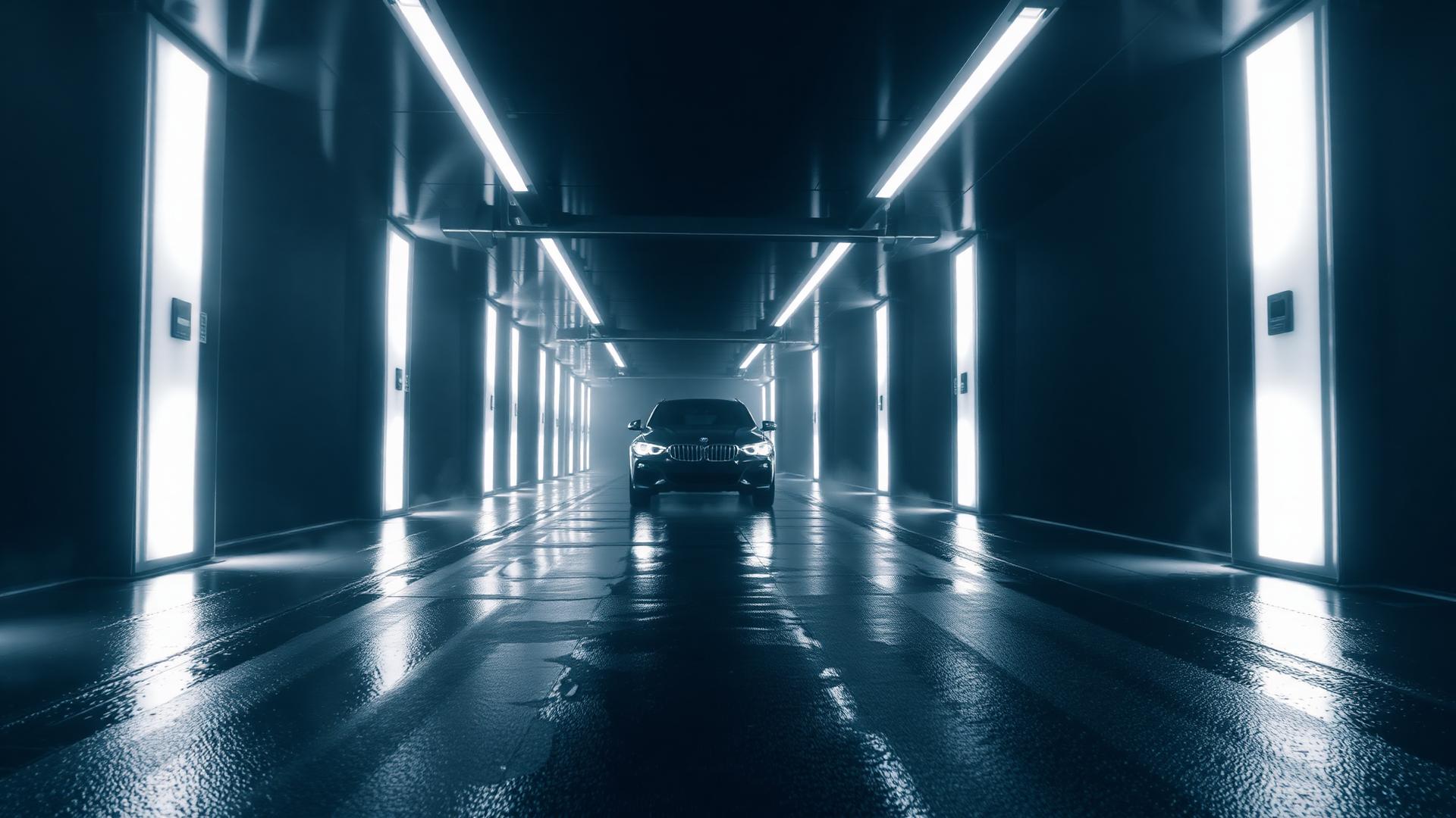New Image Auto Wash team at the East Providence tunnel